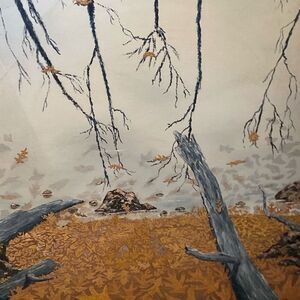 James Durham 26X20 Signed Original Acrylic Painting Inspo Reflections By Volkov
